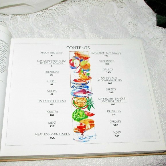 LIVE LONGER COOKBOOK Recipes Healthy Living Cooking Book 1992 - Picture 7 of 10